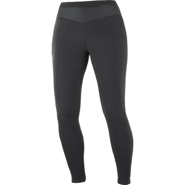 Salomon Xa Warm Women's Running Tights Black | CA 97E34
